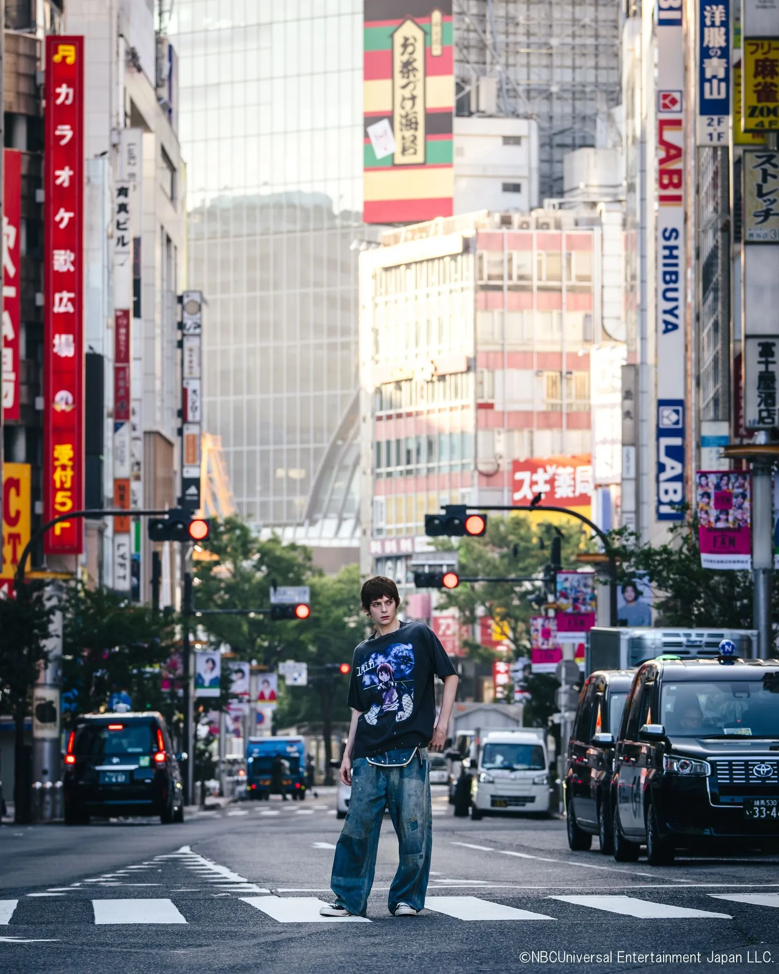 SAINT Mxxxxxx × serial experiments lain × GEEKS RULE GS_SS TEE/LAIN/BLK Sci-fi anime <Lingyin> co-branded ringing tone distressed short-sleeves Washed black S-XL Super rich and delicate printing technology perfectly shows the authentic details Customized co-branded accessories The real correct version Ready-made clothes Assute dyeing Washed to make old Maliu water faded
